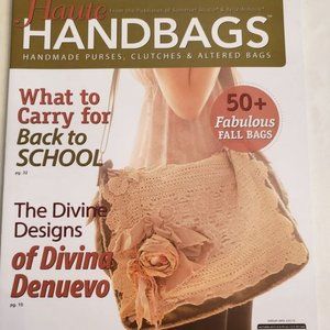 Haute Handbags Magazine Autumn 2012 Handmade Purses Clutches Altered Bags